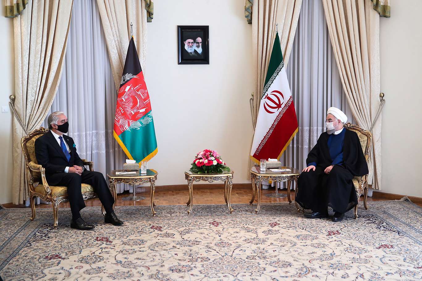 حمایت روحانی از صلح افغانستان